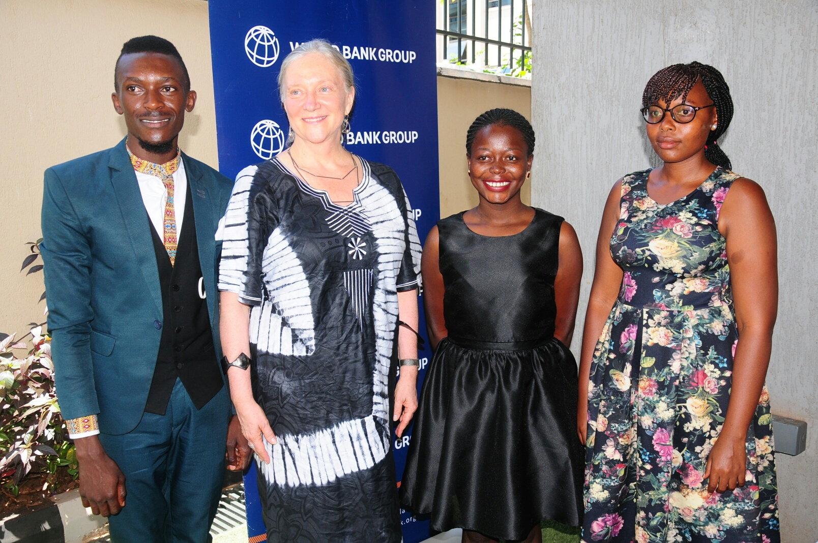 Business Format Essay World Banks Christina Malmberg Calvo Nd L Together With Winners Douglas Dubois Semabala L Helda Mary Akongo Nd R And Tendo Namata R Sample Essay Thesis Statement also University English Essay Ugandan Youth Win World Bank Blogdev Essay Contest Online Search Essays In English