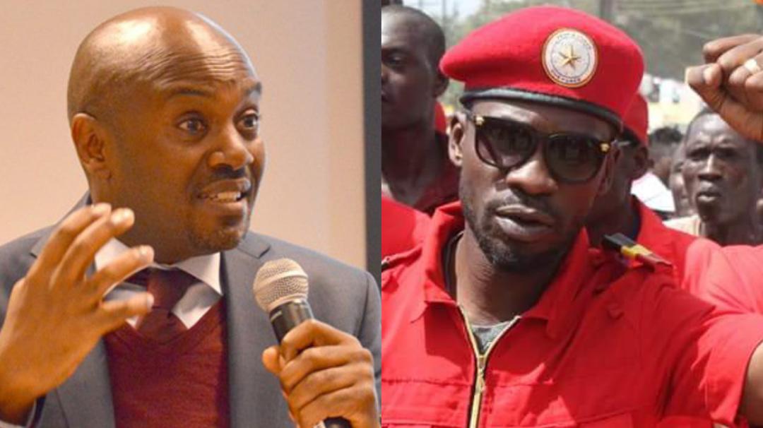 Opinion Bobi Wine Wants To Elish His Own Dictatorship Andrew Mwenda L And Opposition Politician Bobi Wine R